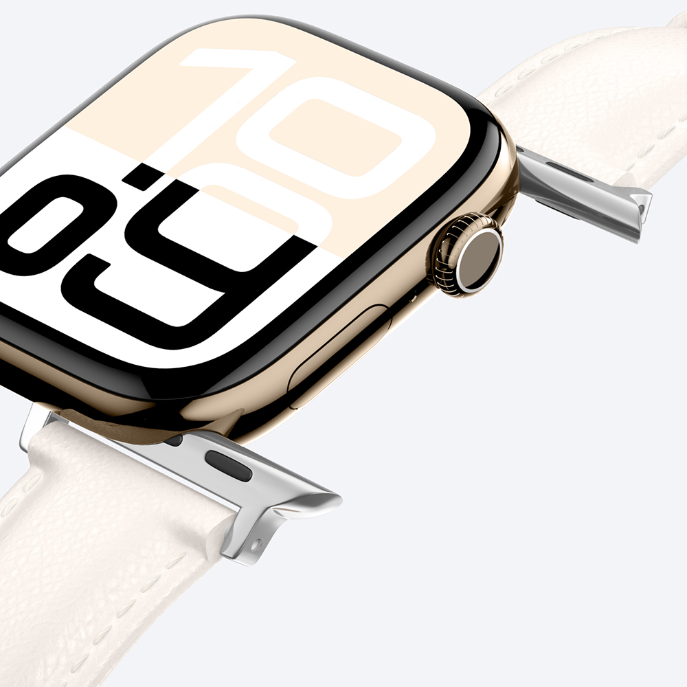 Apple Watch 10 46mm Amazingthing Glamour Class Deri Kordon - 10