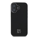 Apple iPhone 16 Uyumlu Kılıf DKNY Orjinal Lisanslı Magsafe Şarj Özellikli Metal Logolu PU Deri Plain Kapak - 2