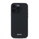 Apple iPhone 16 Pro Uyumlu Kılıf DKNY Orjinal Lisanslı Magsafe Şarj Özellikli Metal Logolu PU Deri Grained Kapak - 2
