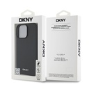 Apple iPhone 16 Pro Uyumlu Kılıf DKNY Orjinal Lisanslı Magsafe Şarj Özellikli Metal Logolu PU Deri Grained Kapak - 7
