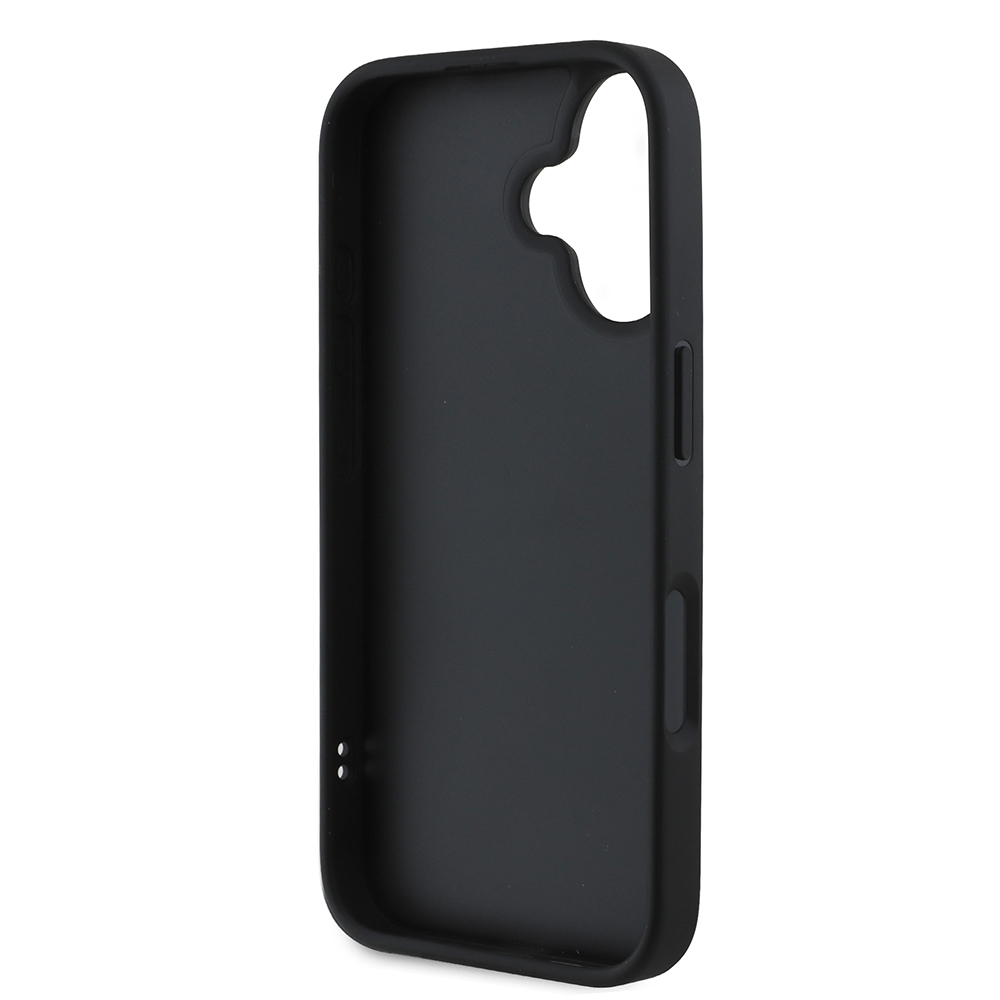 Apple iPhone 16 Uyumlu Kılıf DKNY Orjinal Lisanslı Kartlıklı 3D Yazılı Repeat Texture Pattern Kapak - 6