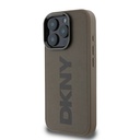 Apple iPhone 16 Pro Max Uyumlu Kılıf DKNY Orjinal Lisanslı Magsafe Şarj Özellikli PU Deri Plain Kapak - 1