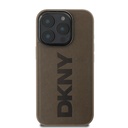 Apple iPhone 16 Pro Max Uyumlu Kılıf DKNY Orjinal Lisanslı Magsafe Şarj Özellikli PU Deri Plain Kapak - 2
