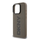 Apple iPhone 16 Pro Max Uyumlu Kılıf DKNY Orjinal Lisanslı Magsafe Şarj Özellikli PU Deri Plain Kapak - 5