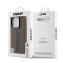 Apple iPhone 16 Pro Max Uyumlu Kılıf DKNY Orjinal Lisanslı Magsafe Şarj Özellikli PU Deri Plain Kapak - 7
