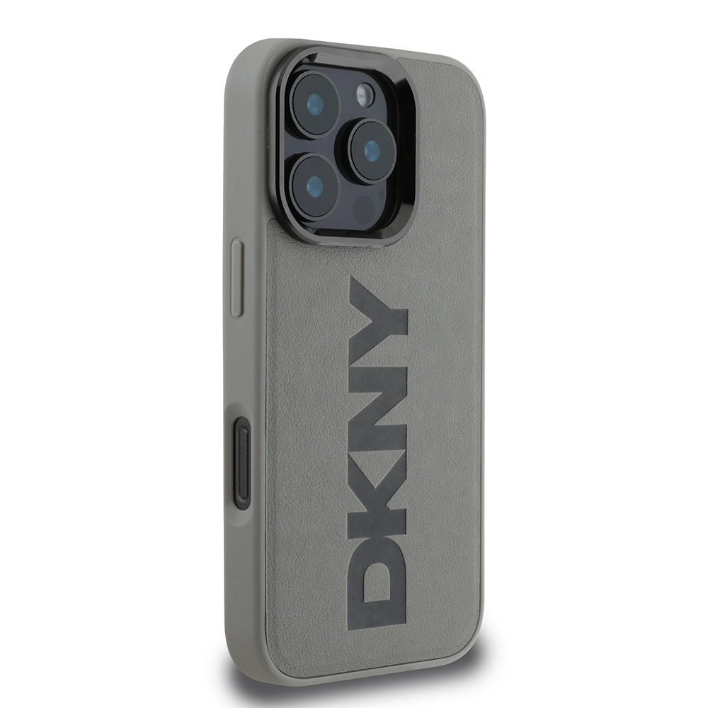 Apple iPhone 16 Pro Max Uyumlu Kılıf DKNY Orjinal Lisanslı Magsafe Şarj Özellikli PU Deri Plain Kapak - 10