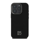 Apple iPhone 16 Pro Uyumlu Kılıf DKNY Orjinal Lisanslı Magsafe Şarj Özellikli Metal Logolu PU Deri Plain Kapak - 2
