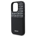Apple iPhone 16 Pro Uyumlu Kılıf DKNY Orjinal Lisanslı Kartlıklı 3D Yazılı Repeat Texture Pattern Kapak - 5