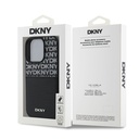 Apple iPhone 16 Pro Uyumlu Kılıf DKNY Orjinal Lisanslı Kartlıklı 3D Yazılı Repeat Texture Pattern Kapak - 7