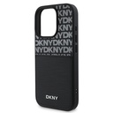Apple iPhone 16 Pro Max Uyumlu Kılıf DKNY Orjinal Lisanslı Kartlıklı 3D Yazılı Repeat Texture Pattern Kapak - 5