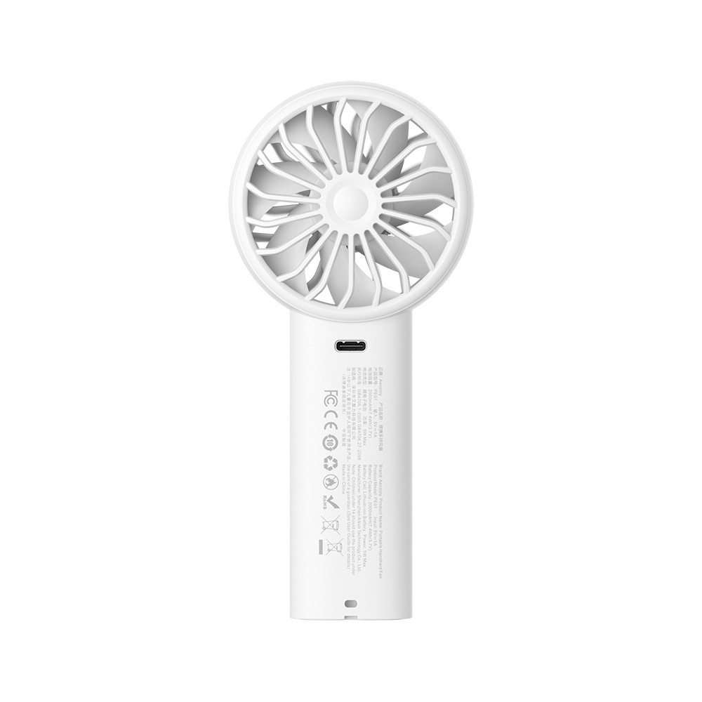 Aecooly PE01 Dijital LED Göstergeli 5 Kademeli Portatif Soğutucu El Fanı - 4
