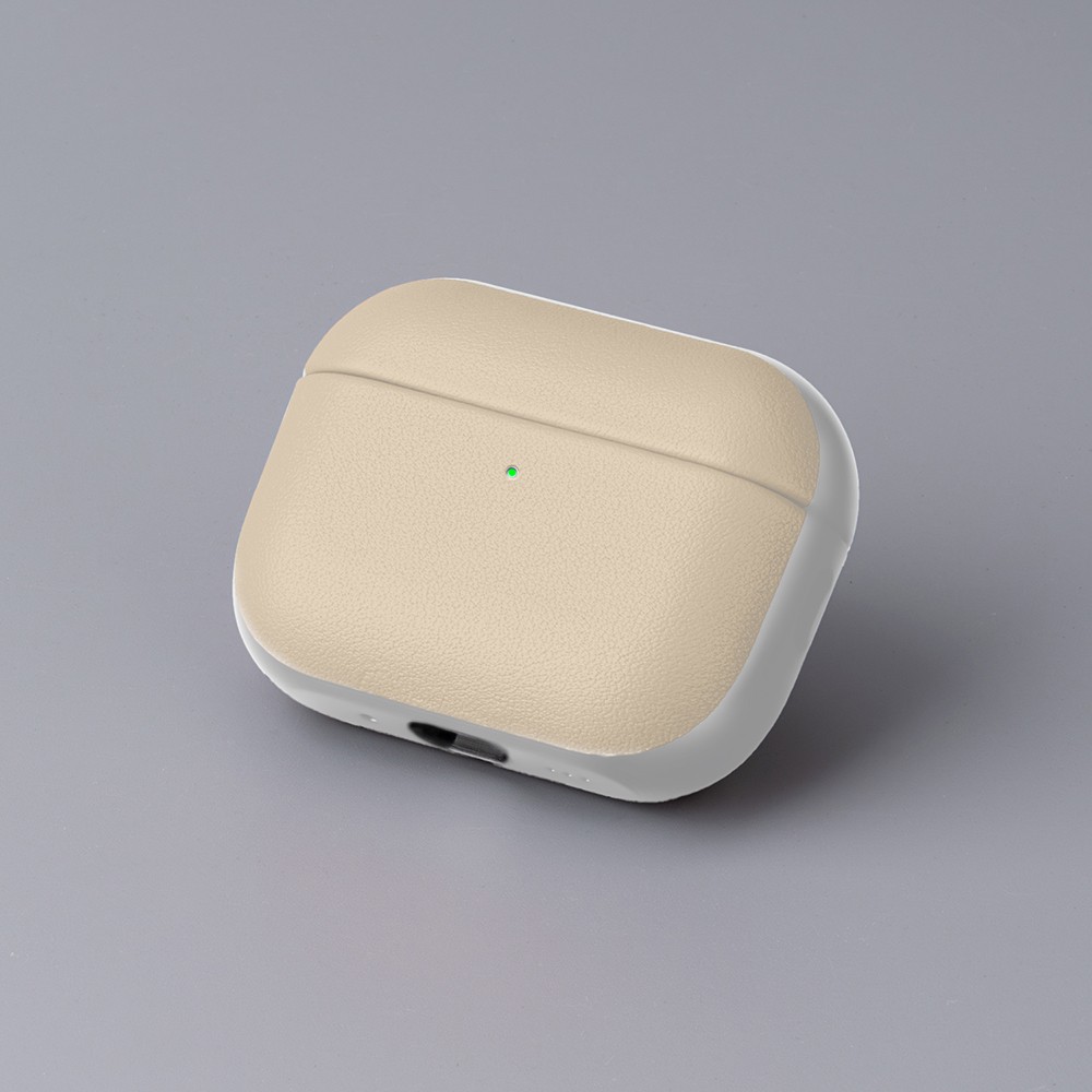 Apple AirPods Pro 3 Uyumlu Kılıf M-Safe Şarj Özellikli Mutural Poying Serisi Deri Tasarımlı Kapak - 5