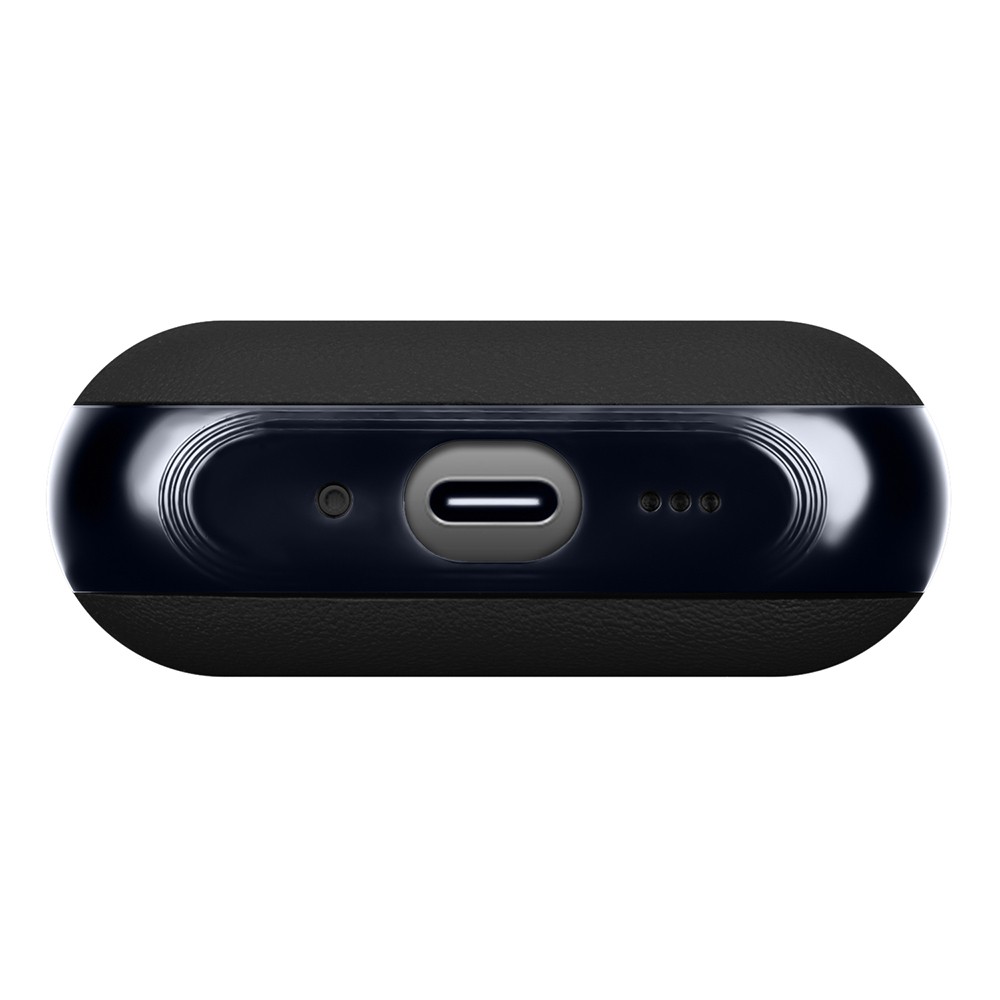 Apple AirPods Pro 3 Uyumlu Kılıf M-Safe Şarj Özellikli Mutural Poying Serisi Deri Tasarımlı Kapak - 2