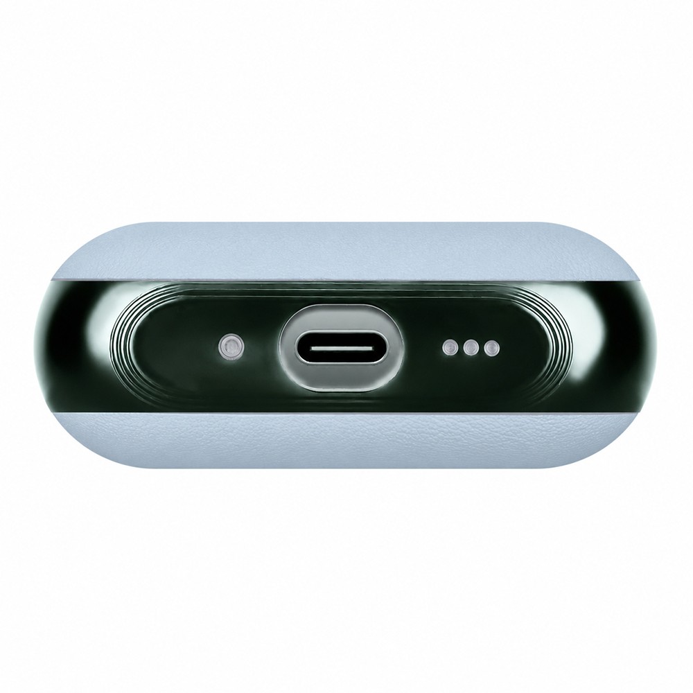 Apple AirPods Pro 3 Uyumlu Kılıf M-Safe Şarj Özellikli Mutural Poying Serisi Deri Tasarımlı Kapak - 3