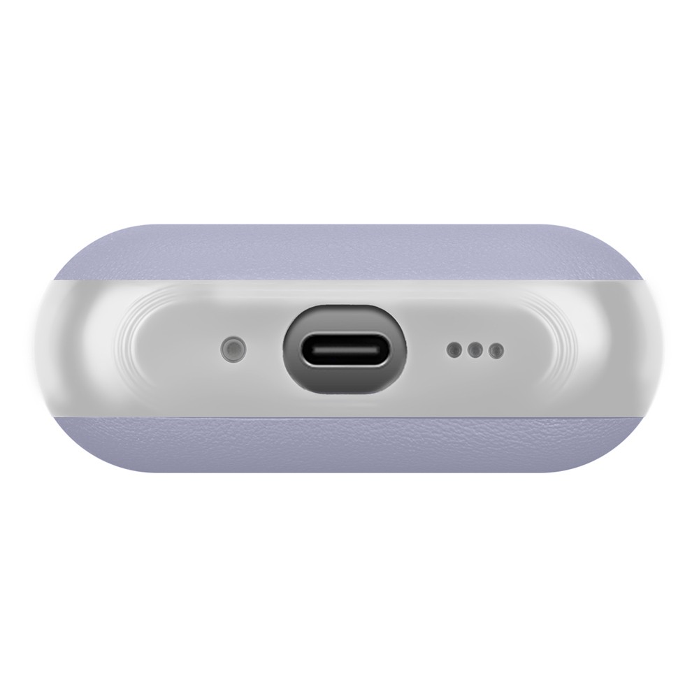 Apple AirPods Pro 3 Uyumlu Kılıf M-Safe Şarj Özellikli Mutural Poying Serisi Deri Tasarımlı Kapak - 2