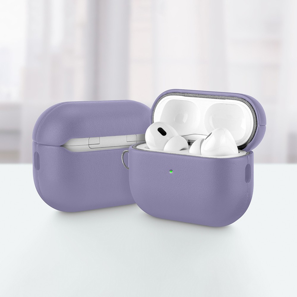 Apple AirPods Pro 3 Uyumlu Kılıf M-Safe Şarj Özellikli Mutural Yahu Serisi Deri Tasarımlı Kapak - 3