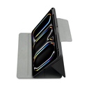 Apple iPad Pro 11 2024 Uyumlu Raptic Spin Detachable Folio PU Ayrılabilir Kalem Bölmeli Standlı Kılıf - 9