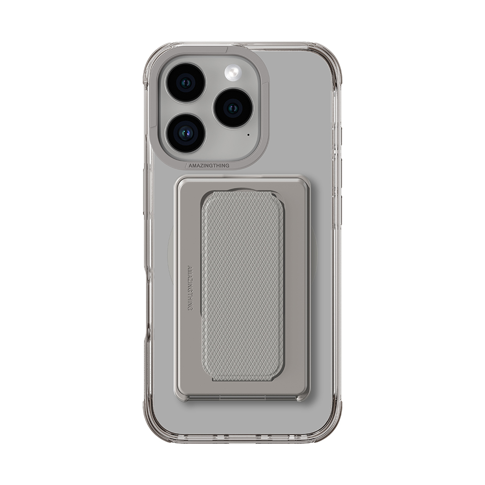 Apple iPhone 16 Pro Uyumlu Kılıf Magsafe Şarj Özellikli Standlı Kartlıklı Set Amazingthing Omni Adventure Serisi Kapak - 3