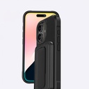 Apple iPhone 16 Plus Uyumlu Kılıf Magsafe Şarj Özellikli Standlı Kartlıklı Set Amazinghing Glamour Luxe Serisi Kapak - 11
