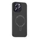 Apple iPhone 14 Pro Max Uyumlu Kılıf M-Safe Şarj Özellikli Kamera Korumalı Zore Elio Sert PC Kapak - 1