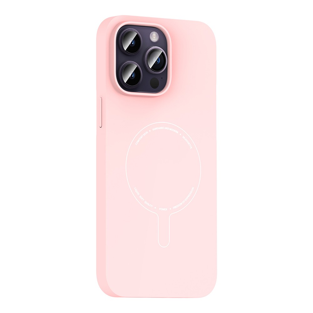 Apple iPhone 14 Pro Max Uyumlu Kılıf M-Safe Şarj Özellikli Kamera Korumalı Zore Elio Sert PC Kapak - 1