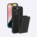 Apple iPhone 16 Pro Max Uyumlu Kılıf Magsafe Şarj Özellikli Standlı Kartlıklı Set Amazingthing Glamour Luxe Serisi Kapak - 4