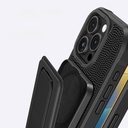 Apple iPhone 16 Pro Max Uyumlu Kılıf Magsafe Şarj Özellikli Standlı Kartlıklı Set Amazingthing Glamour Luxe Serisi Kapak - 8