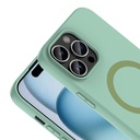 Apple iPhone 14 Pro Max Uyumlu Kılıf M-Safe Şarj Özellikli Zore Aris Silikon Kapak - 1
