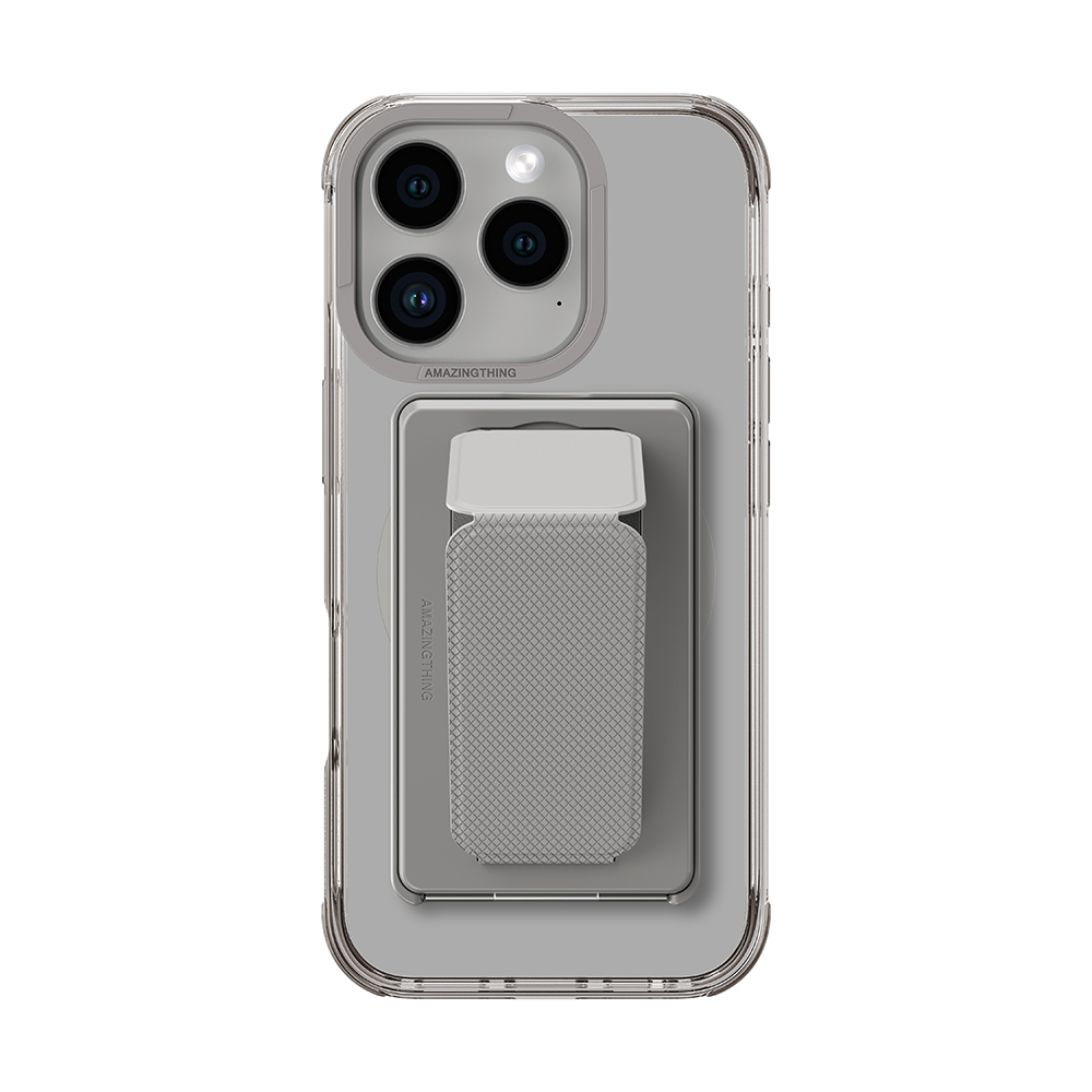 Apple iPhone 16 Pro Max Uyumlu Kılıf Magsafe Şarj Özellikli Standlı Kartlıklı Set Amazingthing Omni Adventure Serisi Kapak - 17