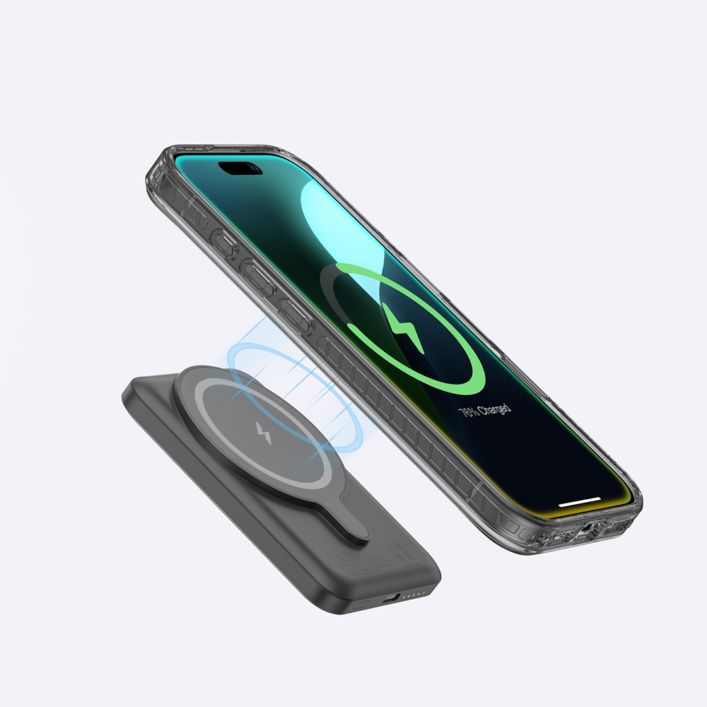 Apple iPhone 16 Uyumlu Kılıf Magsafe Şarj Özellikli Yüzük Standlı Amazingthing Titan Pro Serisi Kapak - 10