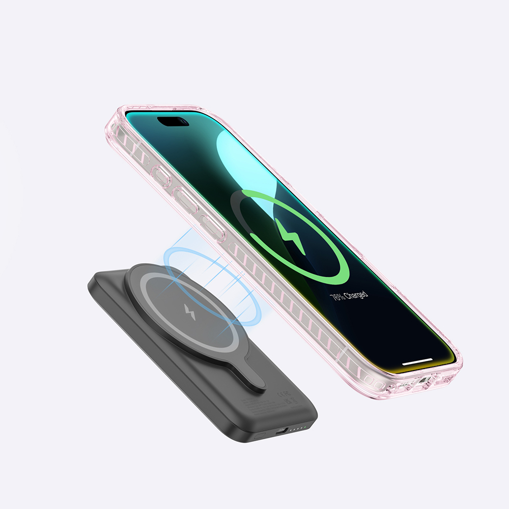 Apple iPhone 16 Uyumlu Kılıf Magsafe Şarj Özellikli Yüzük Standlı Amazingthing Titan Pro Serisi Kapak - 22