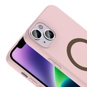 Apple iPhone 14 Uyumlu Kılıf M-Safe Şarj Özellikli Zore Aris Silikon Kapak - 1