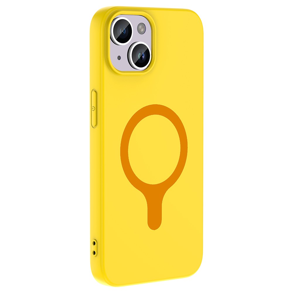 Apple iPhone 14 Uyumlu Kılıf M-Safe Şarj Özellikli Zore Aris Silikon Kapak - 2