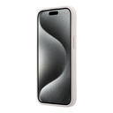 Apple iPhone 15 Uyumlu Kılıf Guess Orjinal Lisanslı M-safe Kabartmalı 4G Desenli Yazı Logolu Kapak - 4