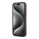 Apple iPhone 15 Uyumlu Kılıf Guess Orjinal Lisanslı M-safe Kabartmalı 4G Desenli Yazı Logolu Kapak - 4