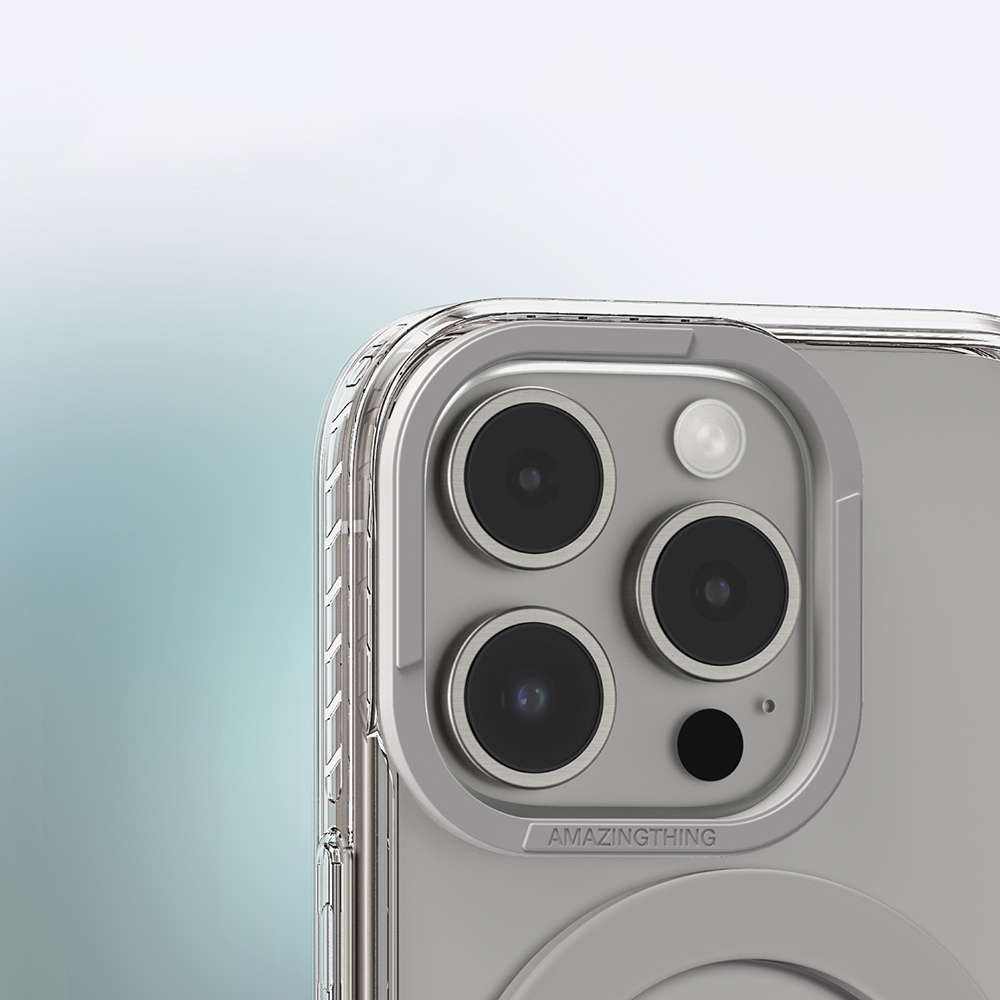 Apple iPhone 16 Pro Max Uyumlu Kılıf Magsafe Şarj Özellikli Yüzük Standlı Amazingthing Titan Pro Serisi Kapak - 24