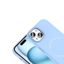 Apple iPhone 15 Uyumlu Kılıf M-Safe Şarj Özellikli Kamera Korumalı Zore Elio Sert PC Kapak - 2