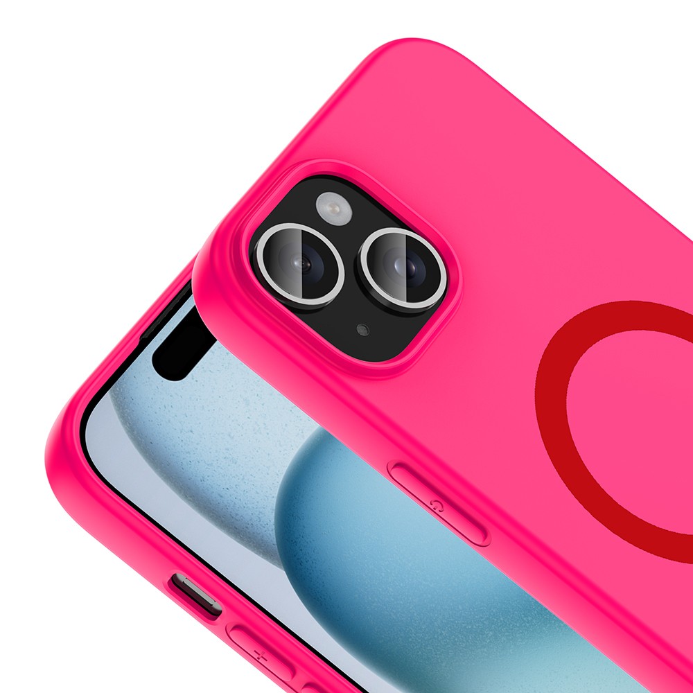 Apple iPhone 15 Uyumlu Kılıf M-Safe Şarj Özellikli Zore Aris Silikon Kapak - 1