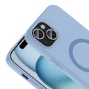 Apple iPhone 15 Uyumlu Kılıf M-Safe Şarj Özellikli Zore Aris Silikon Kapak - 1