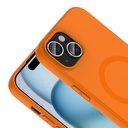 Apple iPhone 15 Uyumlu Kılıf M-Safe Şarj Özellikli Zore Aris Silikon Kapak - 1
