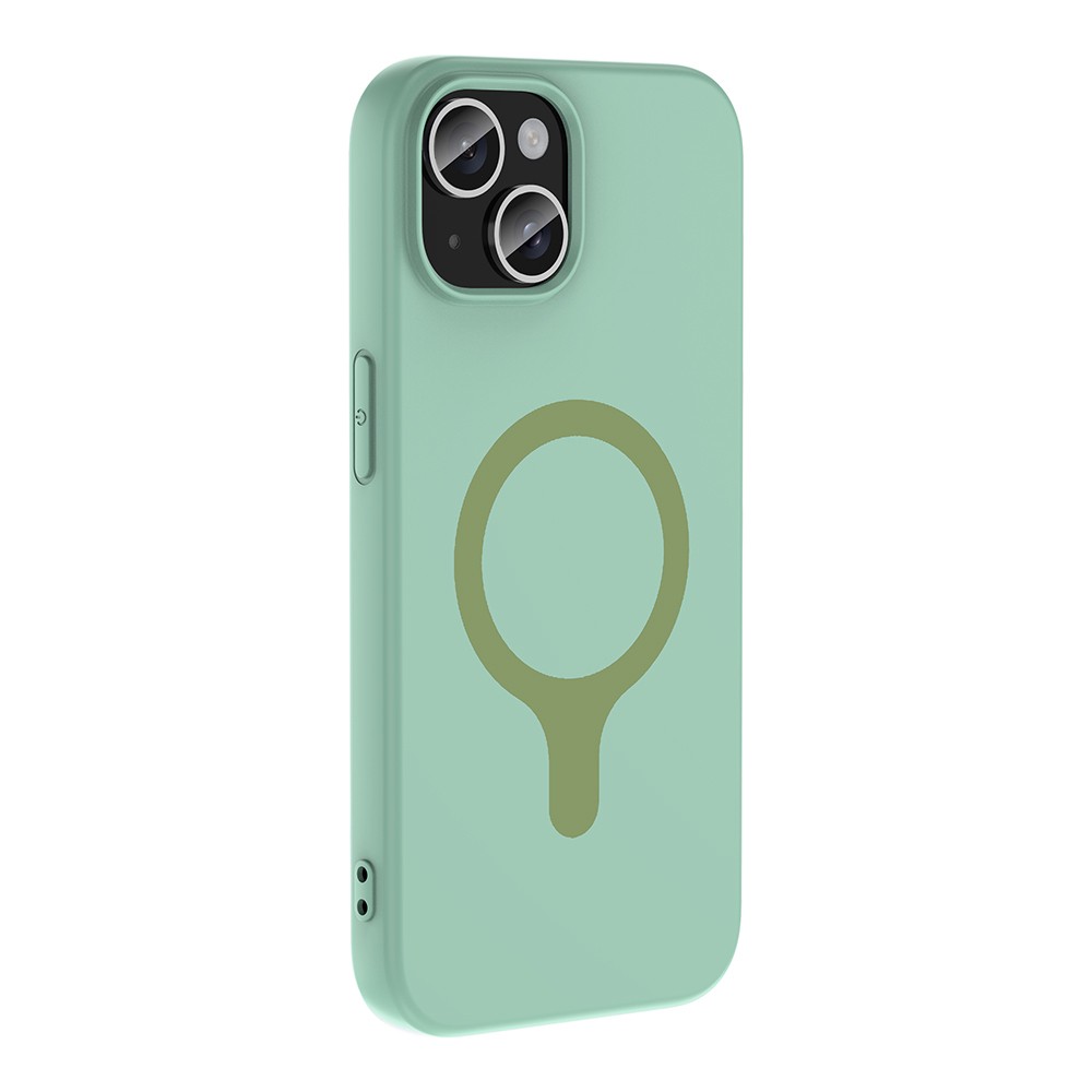 Apple iPhone 15 Uyumlu Kılıf M-Safe Şarj Özellikli Zore Aris Silikon Kapak - 2