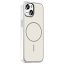 Apple iPhone 15 Uyumlu Kılıf M-Safe Şarj Özellikli Zore Lora PC Kapak - 1
