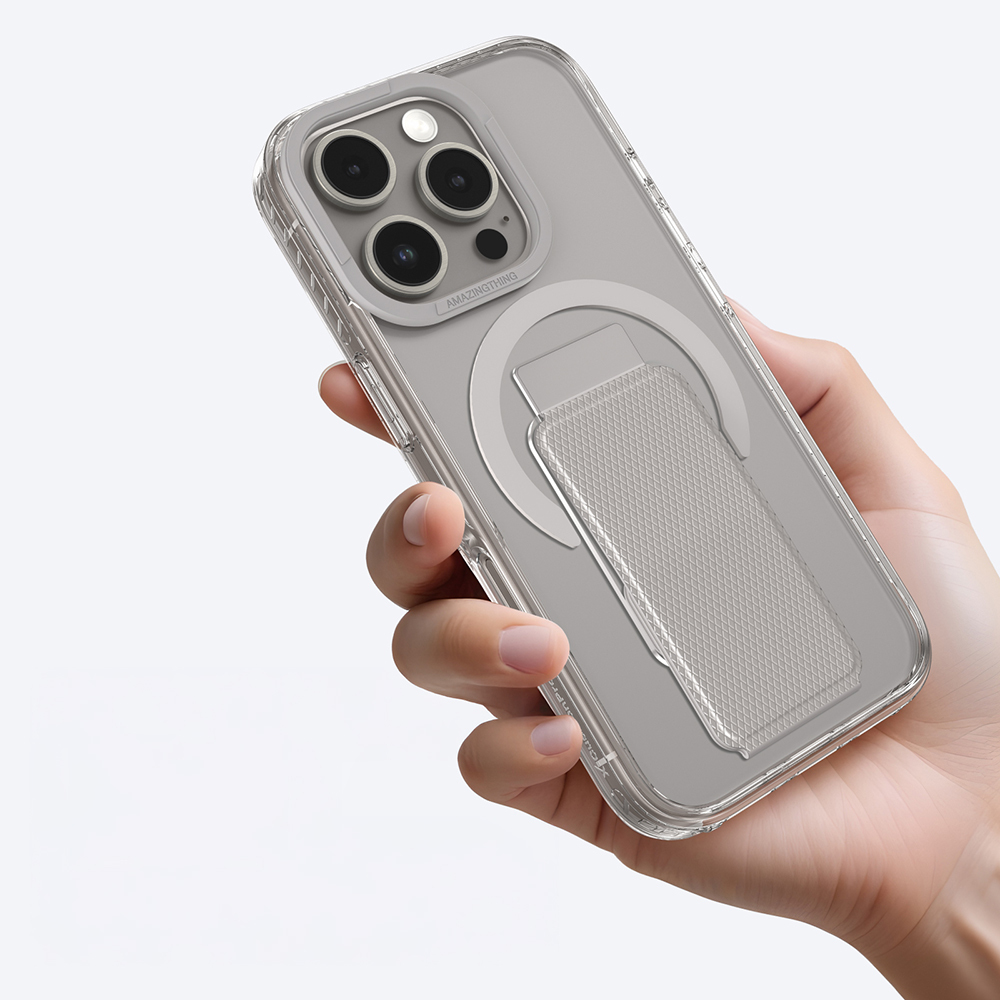 Apple iPhone 16 Pro Max Uyumlu Kılıf Magsafe Şarj Özellikli Standlı Amazingthing Titan Pro Plus Kapak - 1