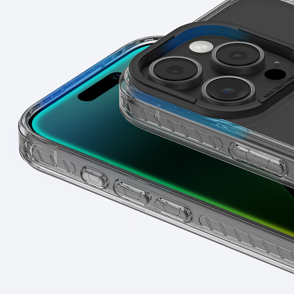 Apple iPhone 16 Pro Max Uyumlu Kılıf Magsafe Şarj Özellikli Standlı Amazingthing Titan Pro Plus Kapak - 19