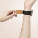 Apple Watch 7 45mm Uyumlu Amazingthing Smoothie Mag Magnetik Tak Çıkar Silikon Strap Kayış - 6