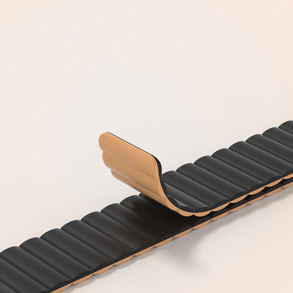 Apple Watch 7 45mm Uyumlu Amazingthing Smoothie Mag Magnetik Tak Çıkar Silikon Strap Kayış - 7