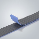 Apple Watch 7 45mm Uyumlu Amazingthing Smoothie Mag Magnetik Tak Çıkar Silikon Strap Kayış - 16