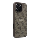 Apple iPhone 16 Pro Max Uyumlu Kılıf Guess Orjinal Lisanslı M-safe Kabartmalı 4G Desenli Yazı Logolu Kapak - 3