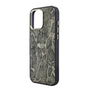 Apple iPhone 16 Pro Max Uyumlu Kılıf Guess Orjinal Lisanslı M-safe Şarj Özellikli Yazı Logolu Python Desenli Kapak - 1