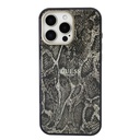 Apple iPhone 16 Pro Max Uyumlu Kılıf Guess Orjinal Lisanslı M-safe Şarj Özellikli Yazı Logolu Python Desenli Kapak - 2
